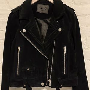 BlankNYC real suede biker jacket size S